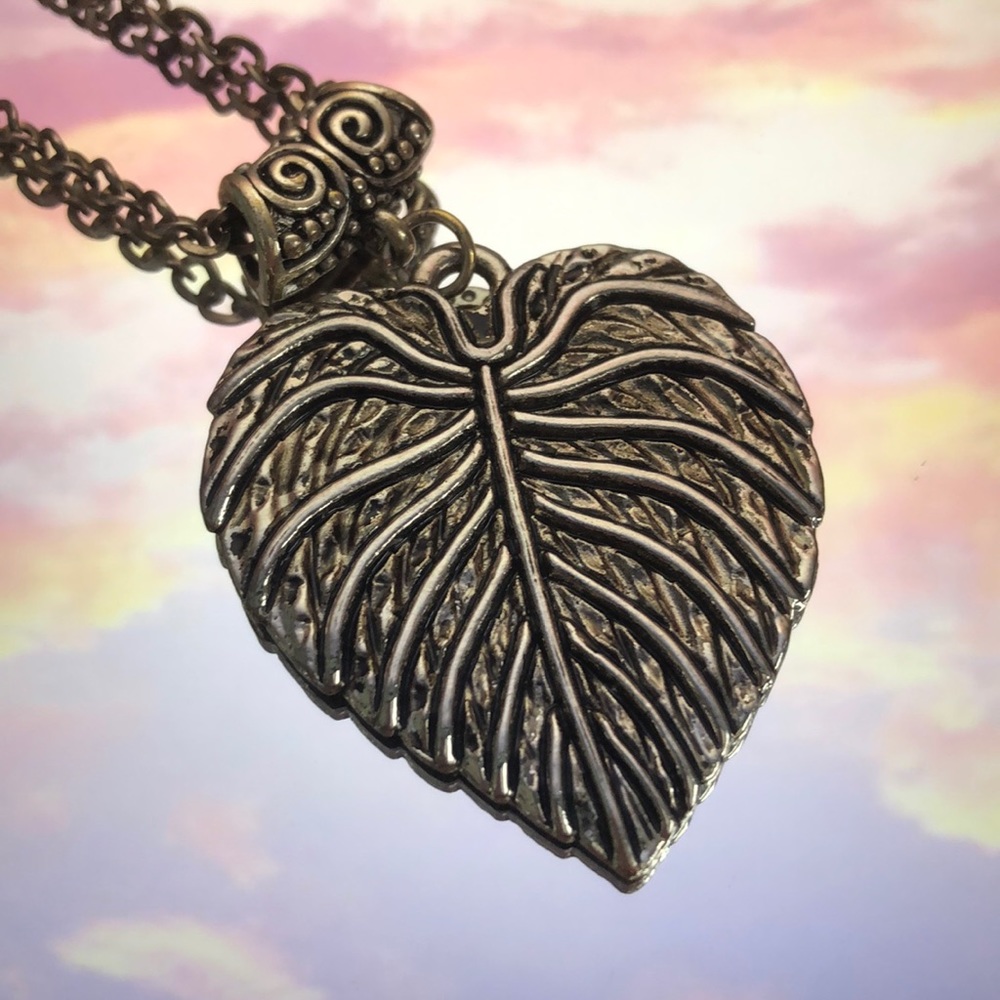 Silver Leaf Necklace